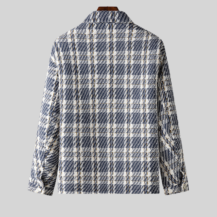 Refined Plaid Jacket