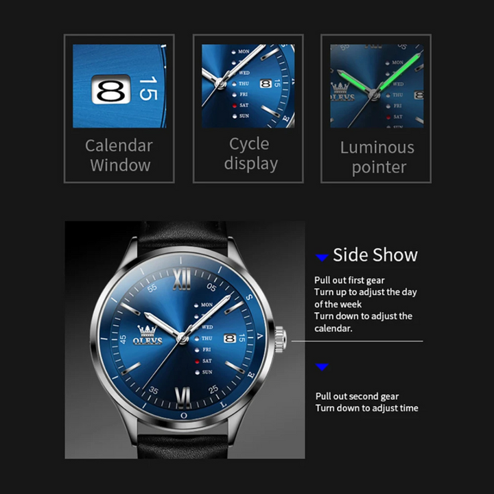 Steel Chronograph Watch