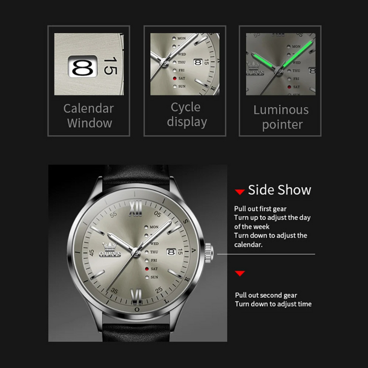 Steel Chronograph Watch