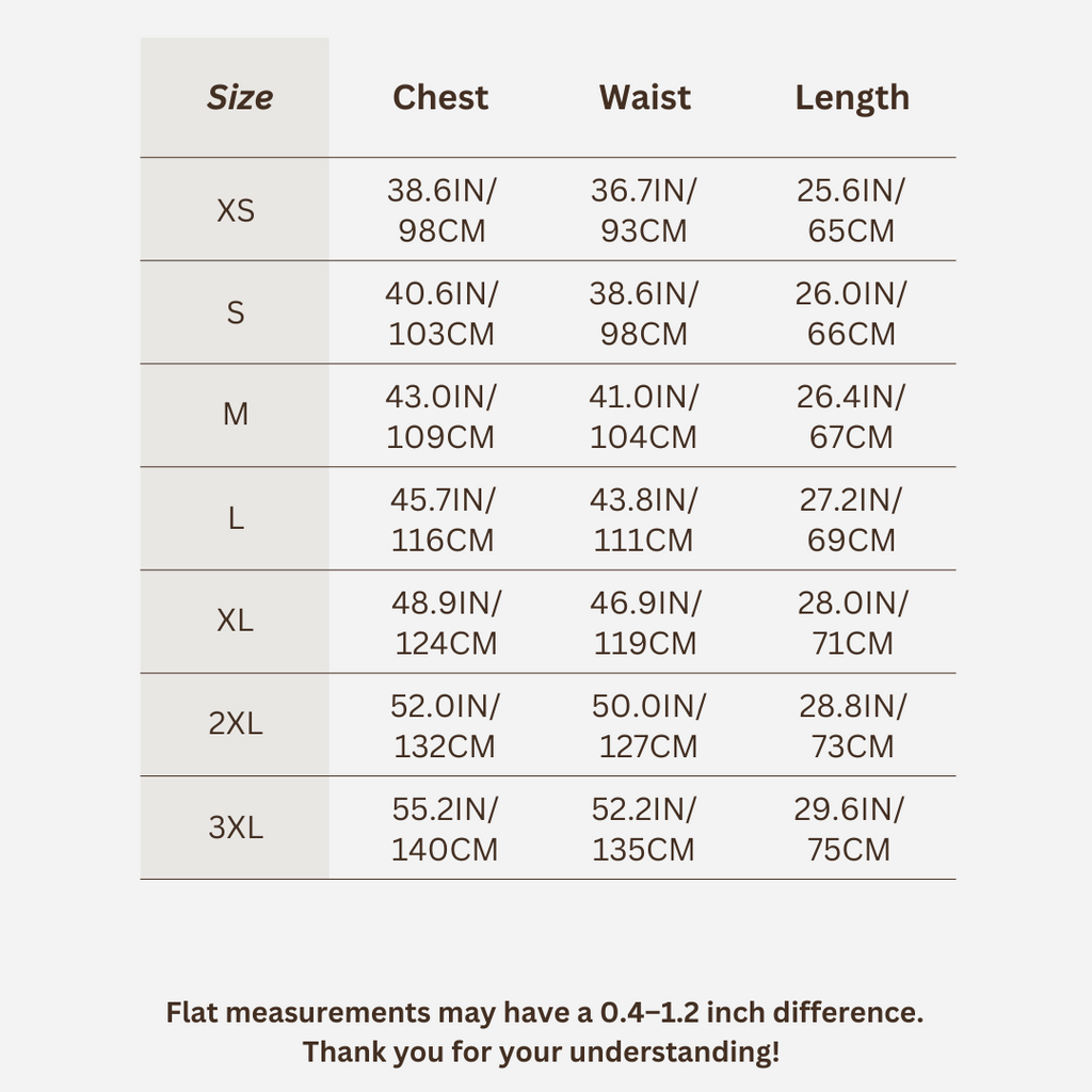 Size Guide