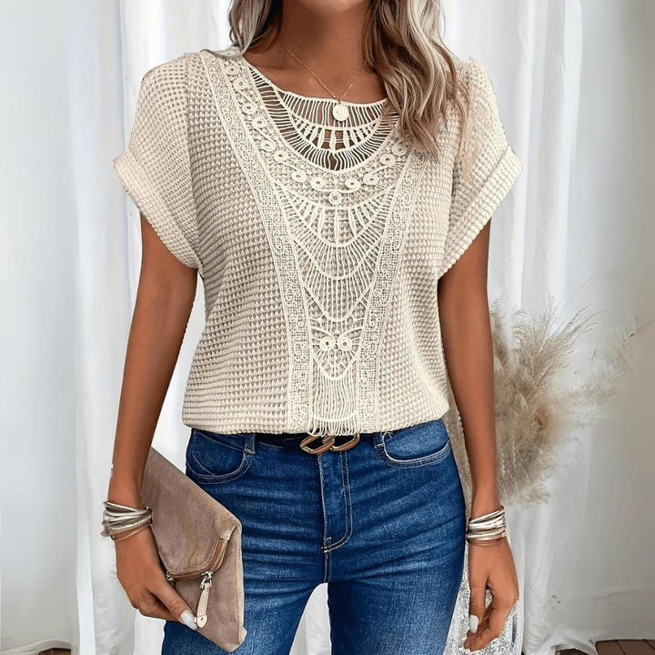 Zahara™ | Artisan Knit Blouse