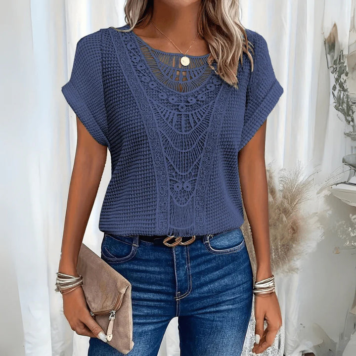Zahara™ | Artisan Knit Blouse