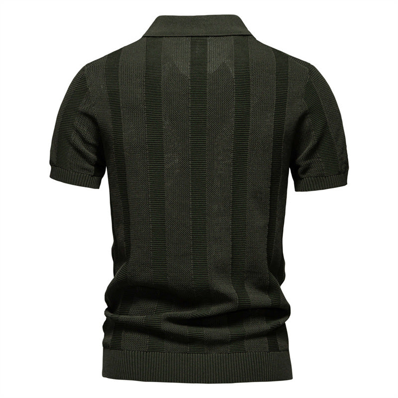SANTE™ | Knit Polo Shirt