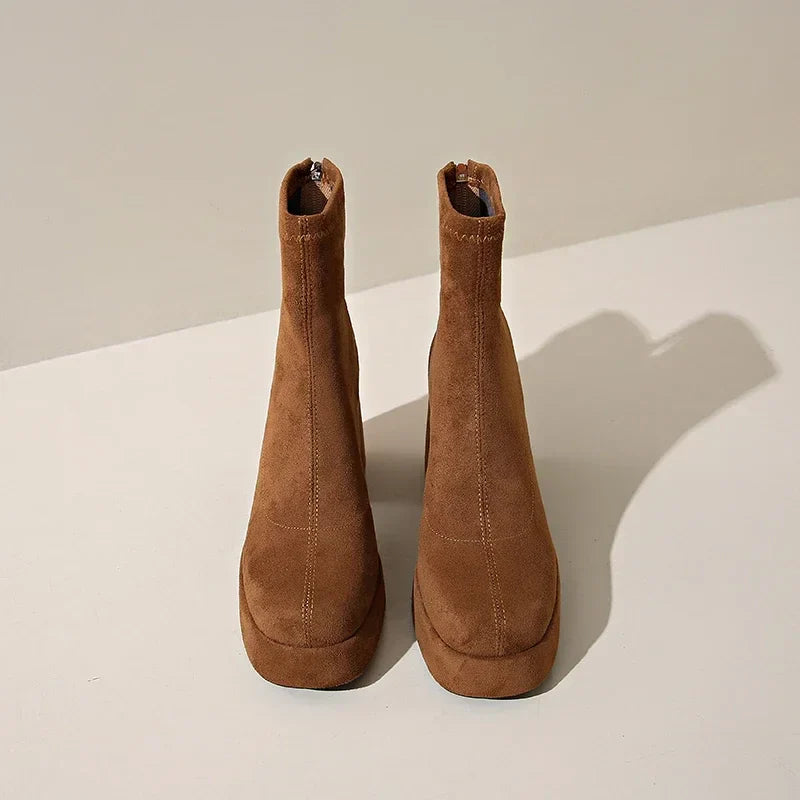 Sleek Suede Boots