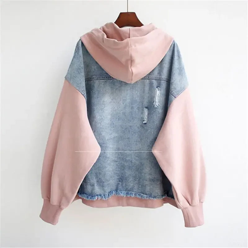 Emilie Denim Hoodie
