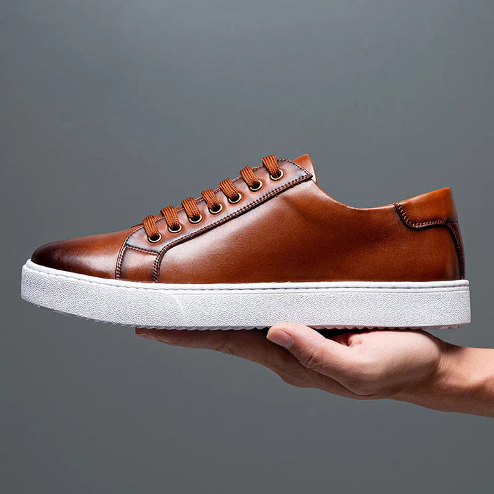 Polished Leather Loafers