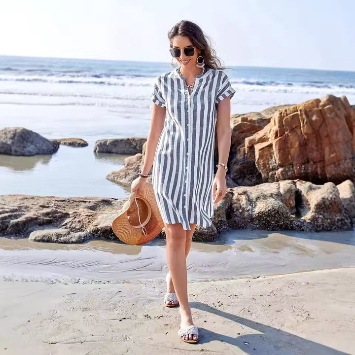 Isla™ | Breezy Stripe Dress