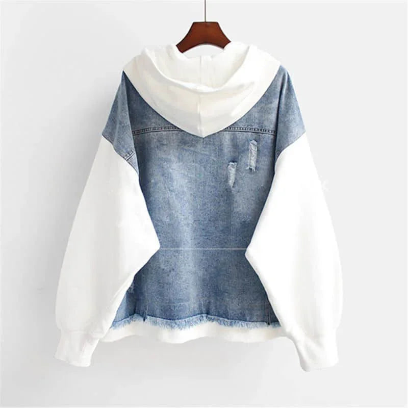 Emilie Denim Hoodie