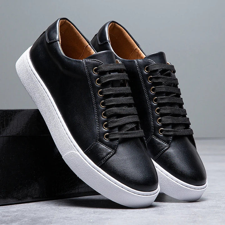 Polished Leather Loafers