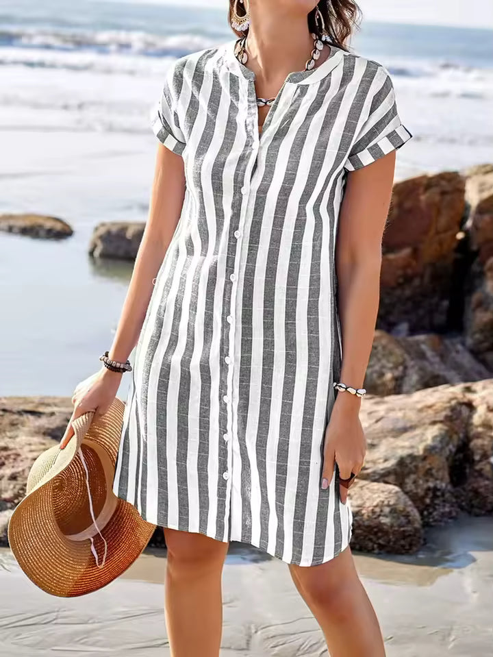 Isla™ | Breezy Stripe Dress