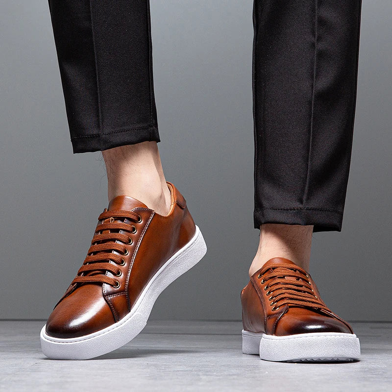 Polished Leather Loafers