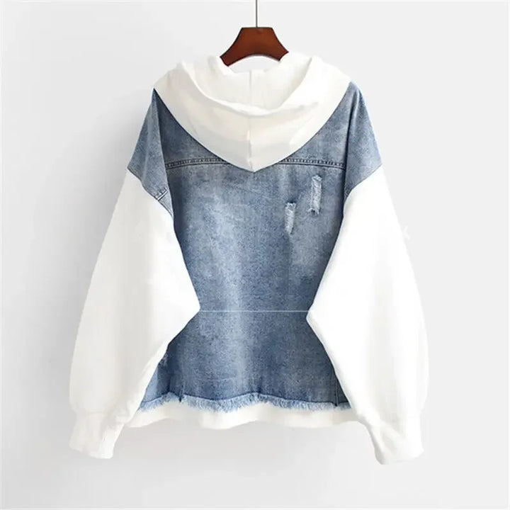 Emilie Denim Hoodie
