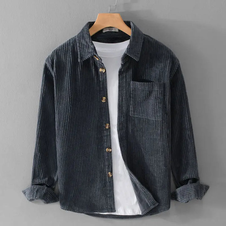 Corduroy Button-Up Shirt