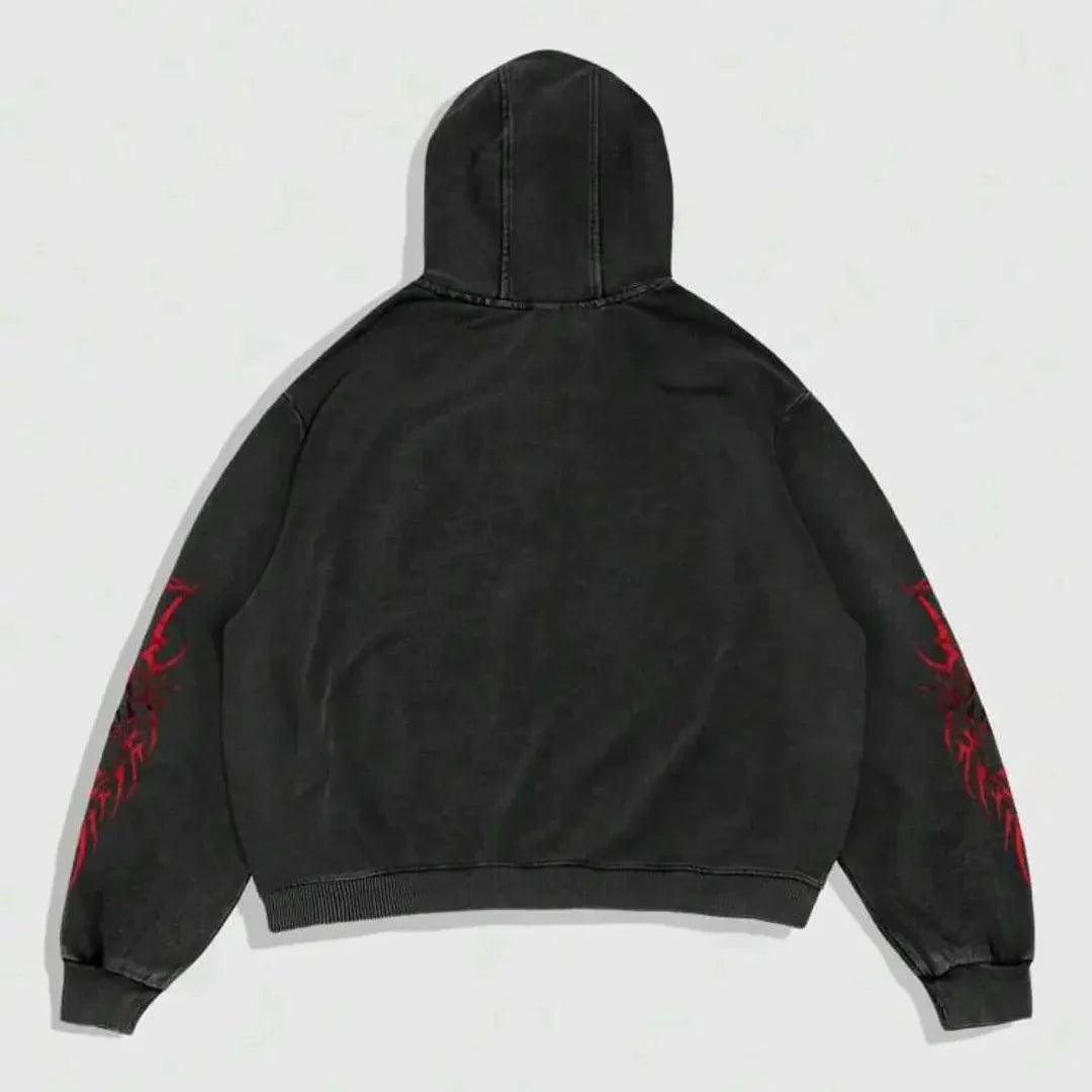 Raven Zip Hoodie