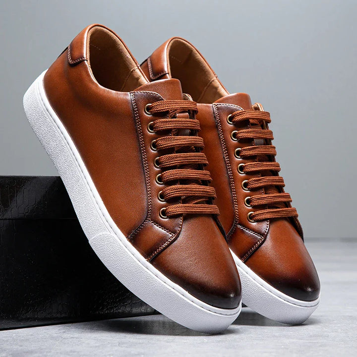 Polished Leather Loafers