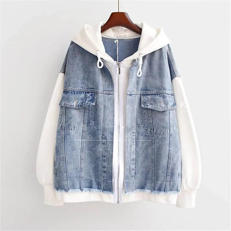 Emilie Denim Hoodie