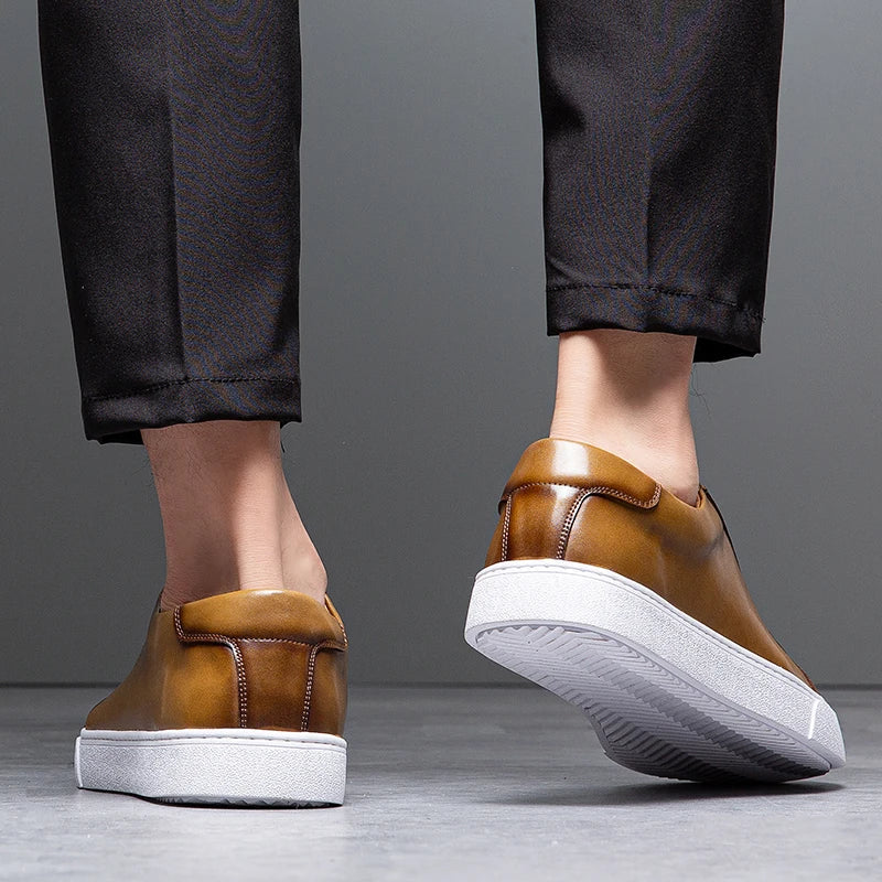 Polished Leather Loafers