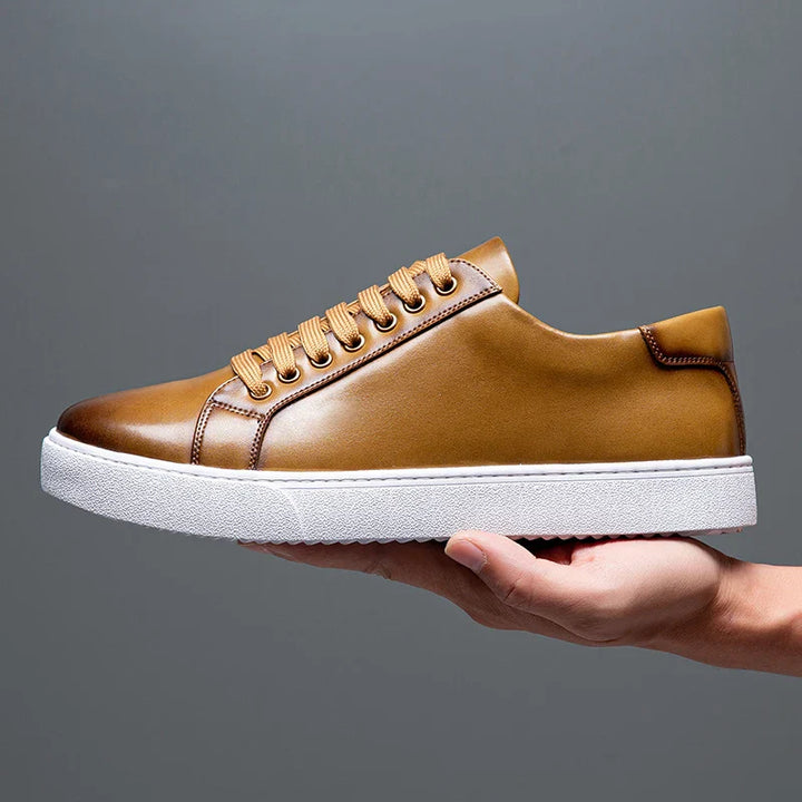 Polished Leather Loafers