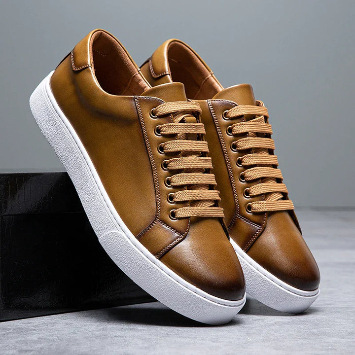 Polished Leather Loafers