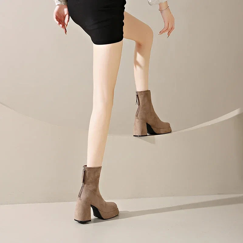 Sleek Suede Boots