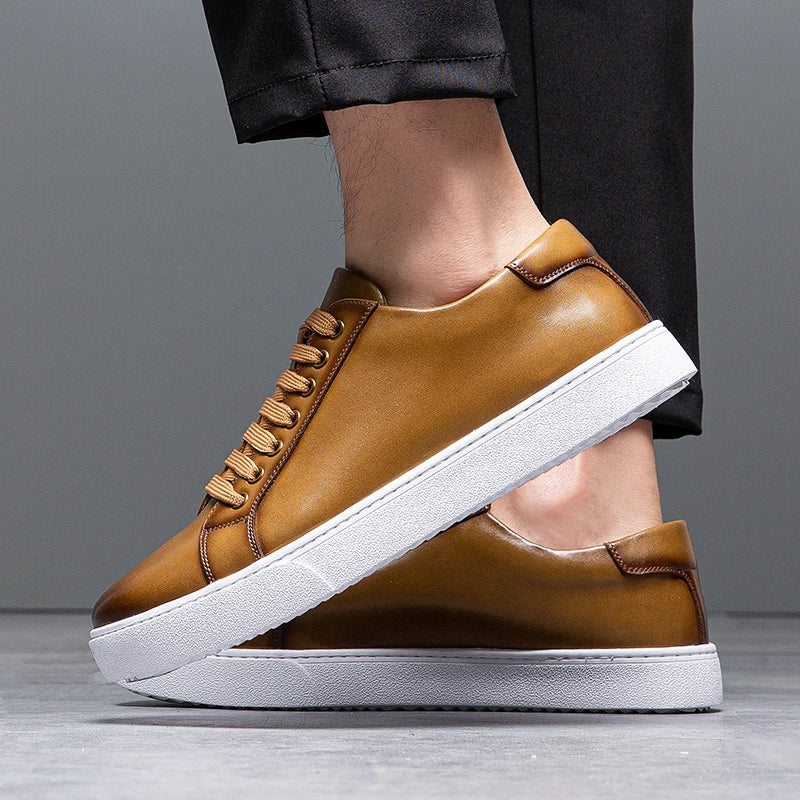 Polished Leather Loafers