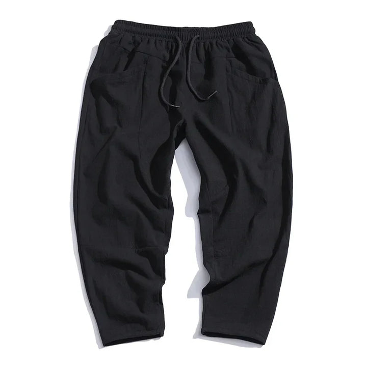 Osaka Linen Cropped Pants