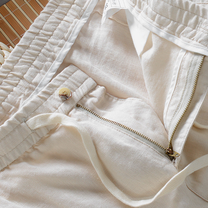 Amalfi Linen Tapered Pants