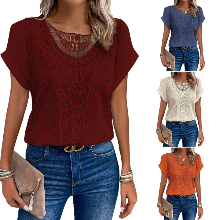 Zahara™ | Artisan Knit Blouse
