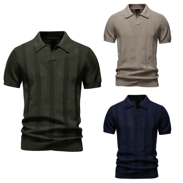 SANTE™ | Knit Polo Shirt