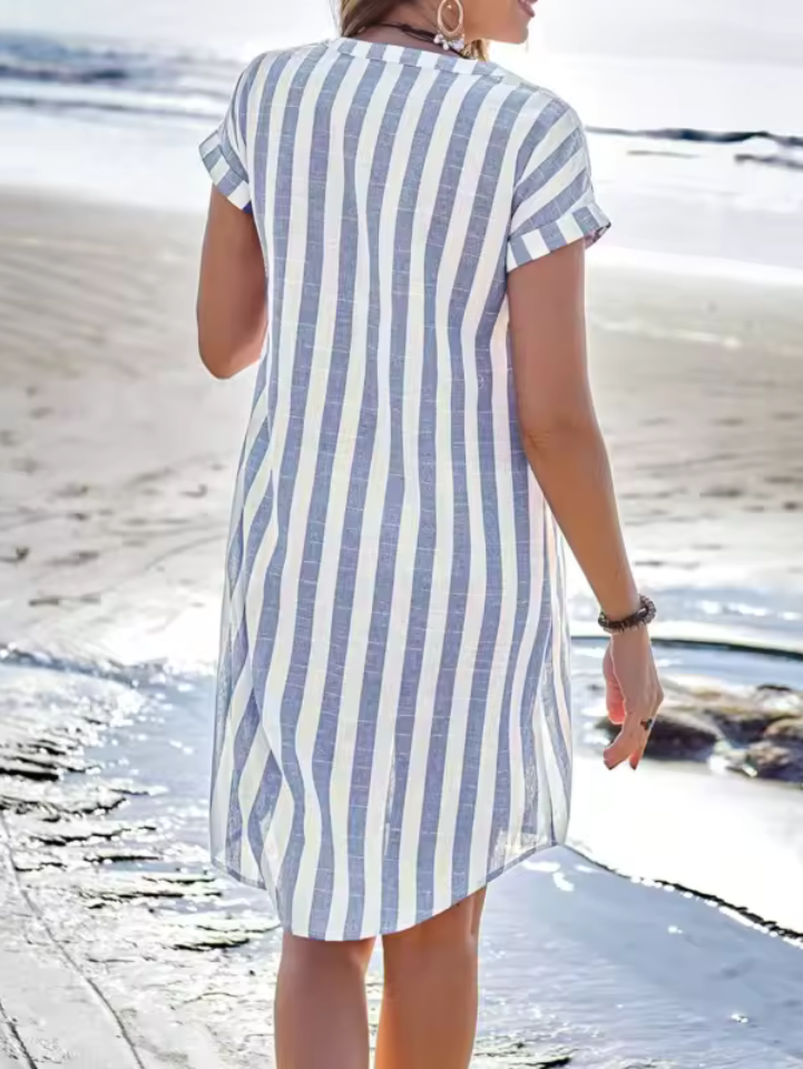 Isla™ | Breezy Stripe Dress