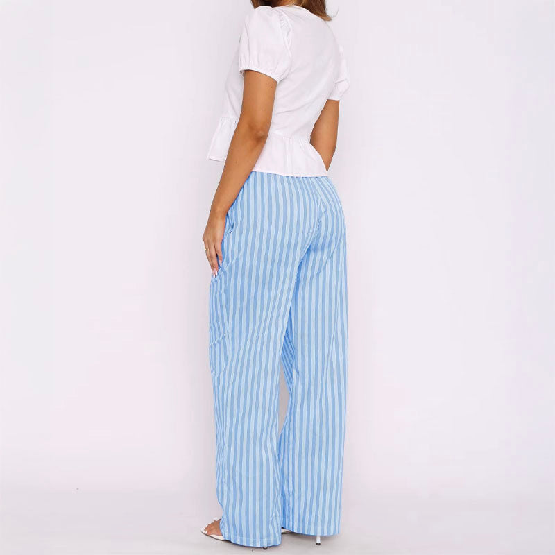 Amalfi Pinstripe Trousers