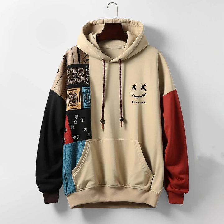 Mosaic Patchwork Hoodie