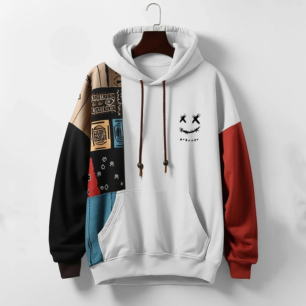 Mosaic Patchwork Hoodie