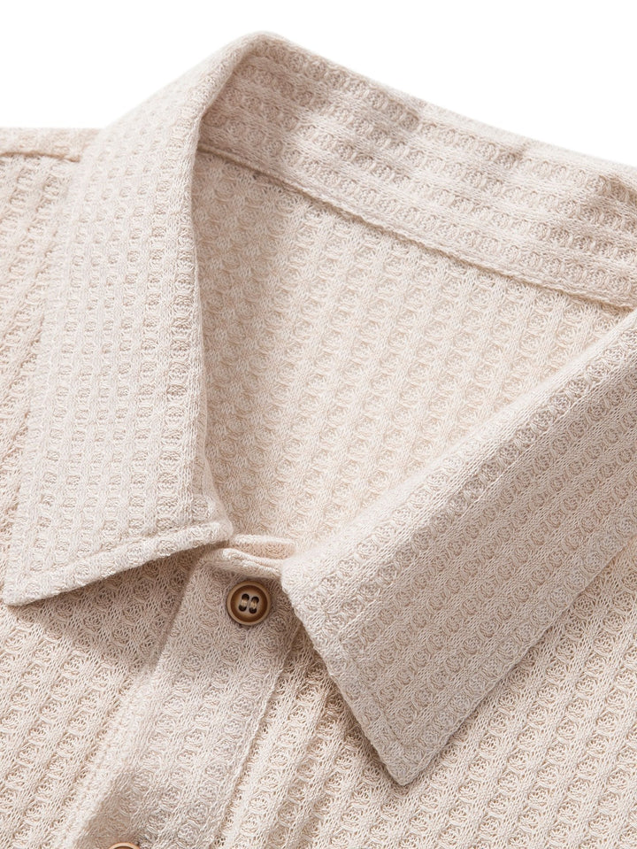 Milan Waffle Knit Polo