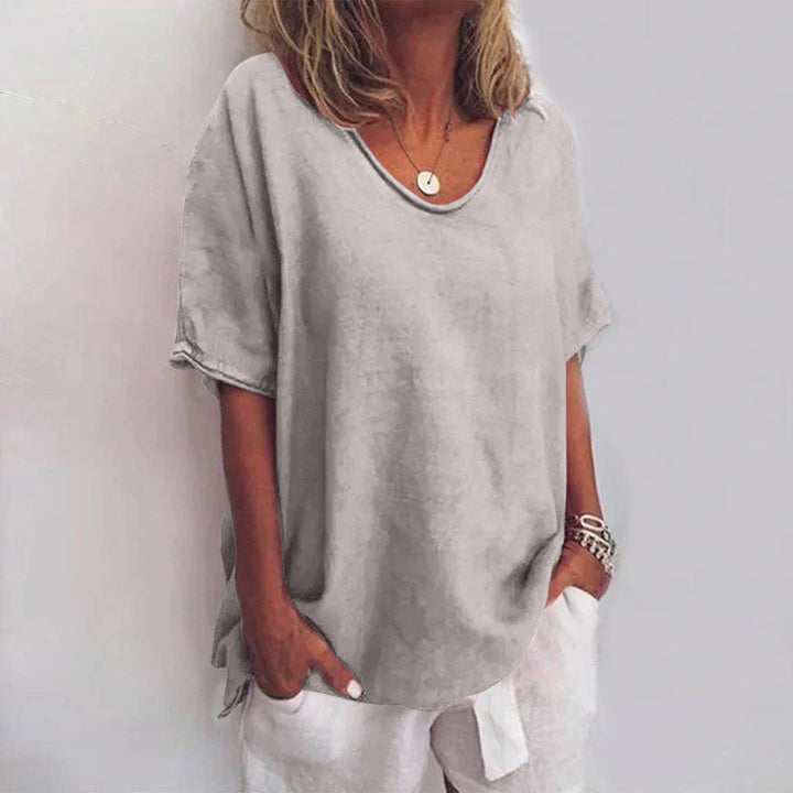 Odessa | Comfortable Loose Blouse with Tummy Coverage