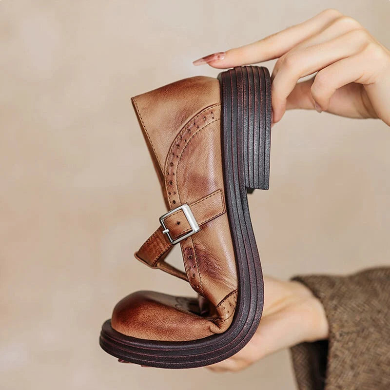 Rosemont™ | Heritage Leather Mary Janes