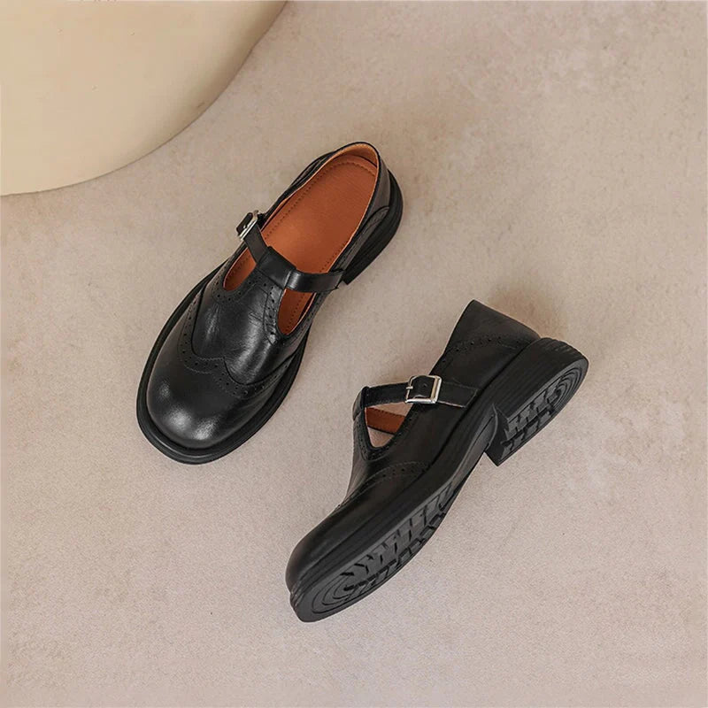 Rosemont™ | Heritage Leather Mary Janes