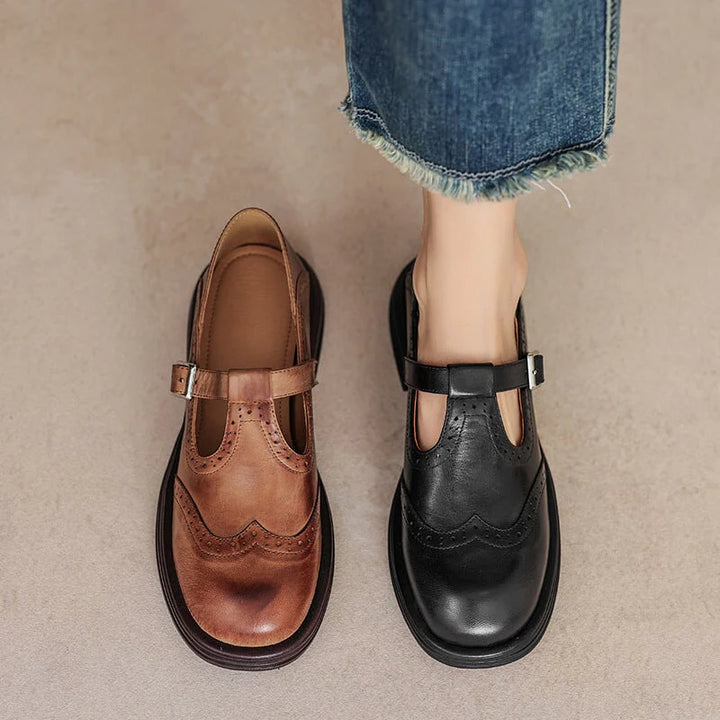 Rosemont™ | Heritage Leather Mary Janes